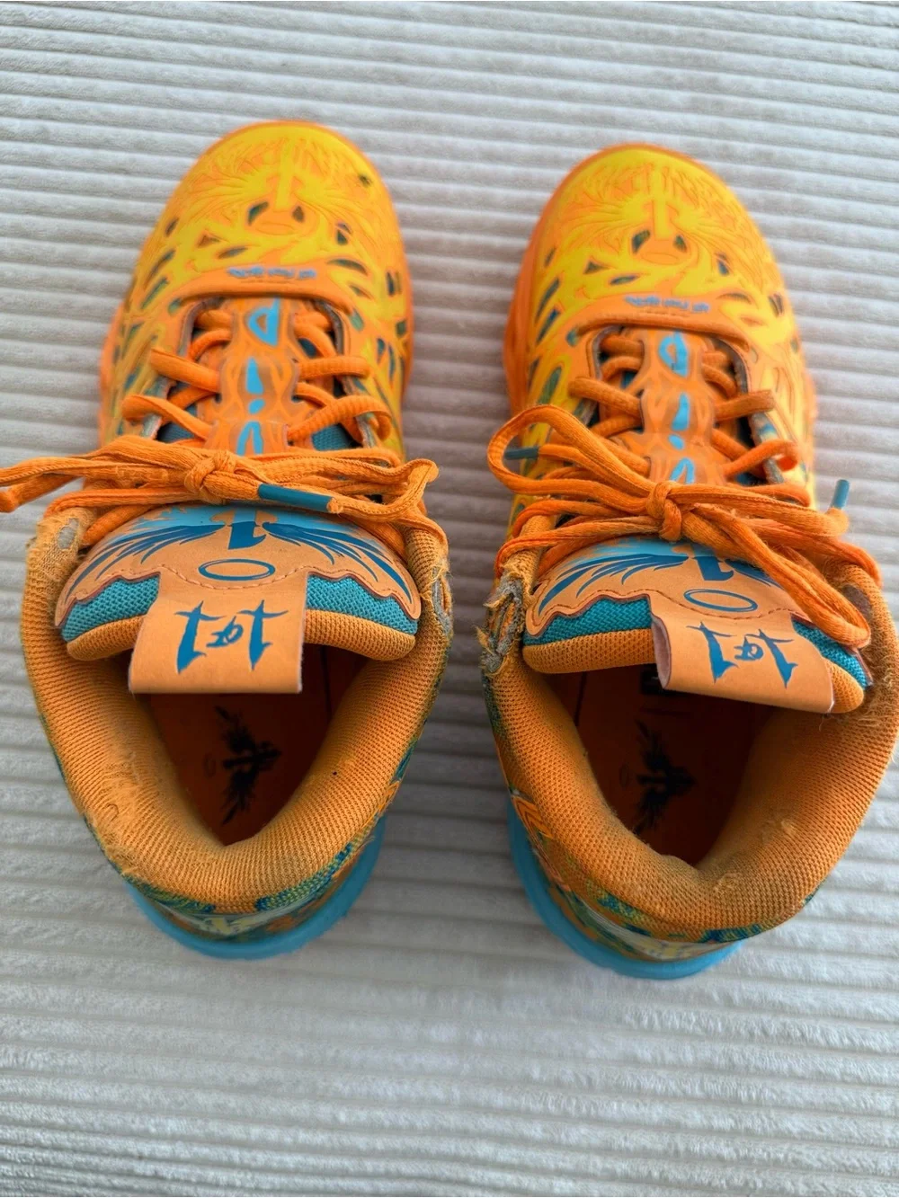 Puma MB.04 Phoenix LaMelo Ball Basketball Shoes Orange/Yellow
